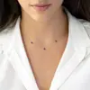 Amazon Cadena de eslabones Flash Transfronteriza Elegante Collar de Corazón Abierto Estrella Abierta Joyería de Moda Trendy para Chicas