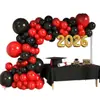 Amazon juego de globos de cumpleaños transfronterizo serie de fiesta de cumpleaños decoración de pared de fondo juego de cadena de globos