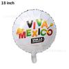 Balão de Cacto Transfronteiriço Decoração de Festa de Carnaval Balão de Alumínio Burrito TACO Conjunto FIESTA