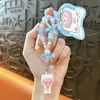 Auténtica Cadena de Llavero con Cuentas para Mini Teléfono Zhuo Da Wang Lindo Accesorio para Bolso de Niña Cadena de Correa de Teléfono de Moda