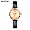 Relojes Sanda con explosiones transfronterizas, tendencia de moda, sencillos, pequeños, con uñas verdes, resistentes al agua, de cuarzo, para mujer, venta al por mayor