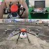 Operación de protección de cultivos y forestal aeronave no tripulada vehículo aéreo no tripulado eléctrico de protección de cultivos control remoto máquina pulverizadora de pesticidas para tierras de cultivo