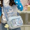 Bolsa Pequeña con Forma de Estrella de Cinco Puntas para Snacks, Estilo Anime Japonés, Bolsa Transparente con Forma de Barra de Grano, Bolso Cruzado Pequeño de un Solo Hombro para Mujer, Bolso de Mujer