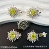 Pulsera Brazalete Collar Joyería de Copo de Nieve con Cierre de Cuentas DIY Corte Rosa Milenio Zirconia
