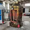 Estufa Vertical Giratoria Automática Completa de Carbón Sin Humo Comercial para Asar Cordero Entero, Chuletas de Cordero, Cerdo, Patas de Cordero