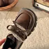 Zapatos para Niñas 2026 Primavera y Otoño Nuevos Zapatos de Cuero Zapatos de Princesa para Niños para Niñas Mayores Elegantes Zapatos de Vestir Estilo Británico para Actuaciones