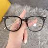 Nuevas Monturas de Gafas Lisas Marrones de Moda, Monturas de Gafas Ultraligeras, Se Pueden Personalizar para Miopía, Gafas de Moda con Bloqueo de Luz Azul, Envío Gratis C