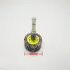 Cabezal de lijado con vástago hexagonal para llave eléctrica, destornillador a batería de litio, cabezal de lijado abrasivo con vástago hexagonal, cabezal de lijado para madera de taladro eléctrico