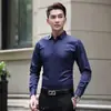 Camisa Branca Masculina de Manga Longa Casual Business Outono Moda Coreana Polegada Preta Bonito Ferramenta Profissional Camisa Moda Masculina