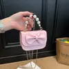 2026 Nuevo Bolso Cruzado de un Solo Hombro con Lazo Dulce, Bolso de Moda para Mujer, Bolso de Mujer Estilo Coreano, Cartera de Monedas Elegante con Cadena