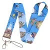 Lanyard para Teléfono Móvil de Chica Guardiana de Dibujos Animados de Anime Llavero para Memoria USB Portátil Portatarjetas para Certificados de Oficina Accesorios Cuerda para Colgar Lanyard