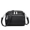 Bolso DENK de piel auténtica para mujer, venta al por mayor transfronteriza, nuevo estilo coreano 2024, bolso bandolera sencillo de piel de vaca de alta gama.
