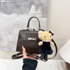 Bolso de Mano de Cocodrilo Tendencia Coreana de Nicho para Mujer Otoño 2025 Versátil Lujo Accesible Bolso de Hombro Único Cruzado de Gama Alta