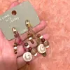 Pendientes de Piedra Natural Estilo Bosque, Nácar, Elefante Pequeño y Gato, Pendientes Vintage Hechos a Mano de Nicho con Aguja de Plata para Mujer