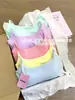 Conjunto Dopamina Color Macarrón Cinturón de Cintura Plegado Camisola Acolchada Ropa de Abrigo para Mujer Top de Diseñador de Nicho