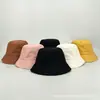 Sombrero de Pescador de Color Sólido con Protección Solar para Mujer, Sombrero de Cubo de Algodón Puro, Sombrero de Sol Casual para Viajes al Trabajo, Viajes al Aire Libre y Deportes