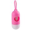 Suministros de Limpieza para Mascotas Cápsula Caja de Basura Recogedor Inodoro para Perro Conveniente Pastillero Dispensador de Bolsas para Basura de Mascotas