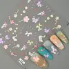 Adesivos de Unha Artística para Meninas Bonitas Celebridade da Internet Ultra-Finos Menina Mágica Shin-Chan Decalques de Unha Série de Desenhos Animados Joias para Dedos
