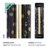 Amazon Rolled Birthday Gift Wrapping Paper Balloon Dot Sweeping Gold Craft DIY Gift Premium Feeling Matching