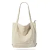 Pana Gran Capacidad Invierno Moderno Simple Casual Moda Bolso Tote Bolso de Hombro para Mujer Bolso de Mano Portátil Multibolsillo