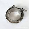 Tubo de Escape de Carro de Aço Inoxidável de 1,5 polegadas Braçadeira em V 304 Flange Fivela de Braçadeira Estilo Americano Aço Inoxidável 304