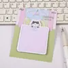 Notas Adhesivas de Gato de Dibujos Animados para Estudiantes, Notas de Mensajes, Pegatinas para Notas, Notas Adhesivas con Forma Linda y Estéticamente Agradable, Notas Adhesivas Reutilizables