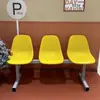 Sillas de Plástico con Respaldo para Cancha de Baloncesto, Sillas de Espera para Infusión Hospitalaria, Taburetes para Áreas Públicas de Parques, Asientos de Descanso para Exteriores