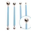 Transfronterizo DIY4 acero inoxidable arcilla para hornear palo de píldora traje bolígrafo de repujado herramientas de modelado herramientas de repujado para pasteles fábrica