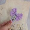 Pinza para el pelo original de estilo coreano para niña pequeña, con lazo de encaje morado claro, pinza BB, pinza lateral, flequillo, accesorios para el cabello