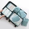 Juego de Ocho Piezas de Bolsa de Almacenamiento de Viaje de Venta Caliente de Fábrica, Clasificación y Almacenamiento de Ropa, Bolsa de Almacenamiento para Maquillaje, Portátil Multicolor