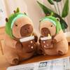 Estilo celebridade da internet boneca capivara transformada boneca de pelúcia fofa brinquedo presente de aniversário infantil boneca capivara