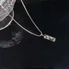 Colar de Liga Metálica com Pingente Explosivo de Camada Dupla para Mulheres, Corrente de Clavícula Empilhada de Verão, Acessórios de Colar de Franja Exquisitos de Alta Qualidade
