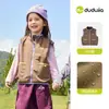 Chaleco Infantil OutdoorDudu Otoño Resistente al Agua Chaleco para Niños Otoño Ropa de Otoño Chaleco para Niñas Camping Ropa Infantil