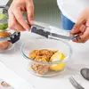 Fiambrera de Vidrio, Caja Conservadora de Frescura, Fiambrera Portátil, Nuevo Estilo Tapa a Presión, Fiambrera de Vidrio, Aptas para Microondas, Adecuadas para Llevar Comidas al Trabajo