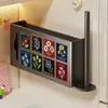 Estante lateral magnético para refrigerador para film transparente, toallas de papel y bolsas de almacenamiento - una herramienta mágica de almacenamiento para la cocina