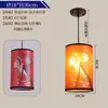Novo Lustre Pequeno Estilo Chinês Antigo Corredor Corredor Salão Lâmpada de Pele de Ovelha Estilo Tendência Nacional Restaurante com Foco Restaurante de Hot Pot Lâmpadas