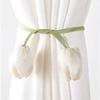 Nuevo Celebrante de Internet Tulipán Estilo INS Correa Fresca para Cortina Correa de Sujeción para Cortina de Gasa Blanca Cuerda de Flor para Almacenamiento