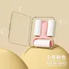 Mini rolo removedor de fiapos com papel de reposição destacável, escova rolo pequena portátil, removedor de pelos e pelos de gato de alta viscosidade