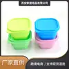 Dongguan Tazón Plegable de Silicona Personalizado Taza Portátil Caja Conservadora de Frescura con Tapa Suministros Comprimidos de Viaje para Exteriores Soporte Moldeado
