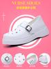 Sapatos de Enfermagem Baisita para Mulheres, Sola Macia, Respiráveis, Não Cansativos, Antiderrapantes, Resistentes ao Desgaste, Sola Grossa, Sapatos Brancos de Sola Macia, Sapatos Individuais Femininos Atacado