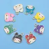 Al por mayor Versión Coreana Creativo Colgante Único Patrón de Dibujos Animados Melody Gota de Aceite Aleación Collar Pulsera Joyería Accesorios DIY