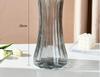 Vaso de Vidro Cônico Estilo Escandinavo Simples Grande Transparente Elevado por Água Bambu Rico Mesa Sala de Estar Arranjo de Flores