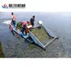Barco cortador de plantas acuáticas para embalses y ríos, Barco de limpieza de ríos, Barco ecológico Hangchuan para la recolección de jacintos de agua, Barco de retirada de escombros