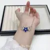 Collar Floral Azul Fresco y Sencillo para Mujer, Suave y Dulce, con un Ambiente de Lujo Ligero, Diseño Único y Versátil, Gargantilla y Pendientes