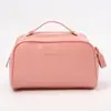 Bolsa de Almohada de Acordeón Pu Transfronteriza Bolsa para Brochas de Maquillaje Bolsa Cosmética Gran Capacidad Portátil Estilo Ins Bolsa de Mano para Cosméticos y Artículos de Tocador