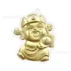 Colgante Zodiaco con Concha de Agua Dorada con Grabado, Llavero para Cadena de Teléfono Móvil Regalo, Suministro Directo del Fabricante, Soporta Logo