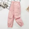 Pantalones de forro polar a prueba de viento e impermeables para niñas, adecuados para niños mayores, pantalones de primavera y otoño, forrados de polar para abrigar en otoño e invierno, pantalones de esquí modernos