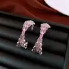 Pendientes Vintage de Plata con Zirconia Geométricos Redondos en Forma de C, Pendientes Exquisitos y Elegantes con un Toque de Lujo Ligero y Gama Alta