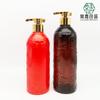 PET de grande capacidade 400/500ml de alta qualidade Loção Garrafa shampoo gel de banho esculpido lavagem e proteção sub-engarrafamento materiais de embalagem