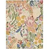 Alfombra floral de Amazon transfronteriza para dormitorio, sala de estar, cocina, baño, resistente al desgaste, resistente a la suciedad, fácil de mantener, tapetes de piso al por mayor
